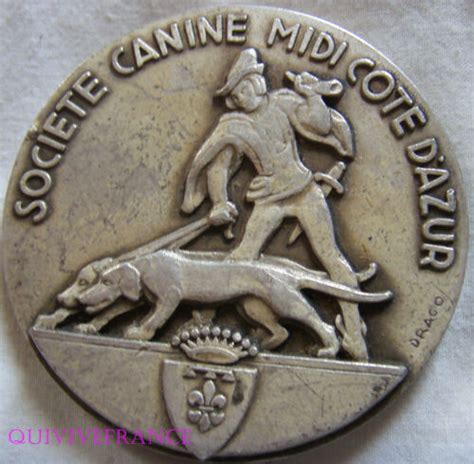 Med Medal Societe Canine Midi Cote D Azure Ebay