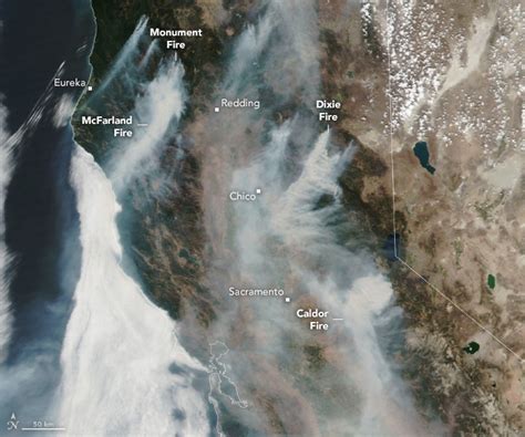 Nasa Fire Map California - Ebonee Magdalene