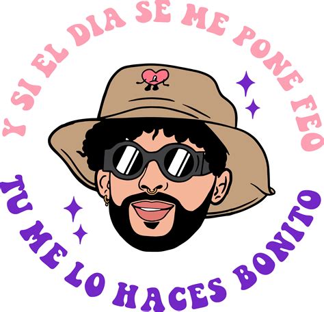 Bad Bunny Bad Bunny Svg Yo Perreo Sola Svg Bad Bunny Logo Inspire