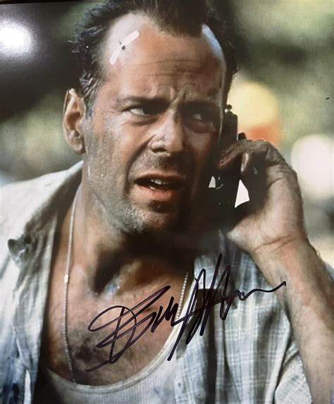 "Bruce Willis" Autographed 8x10 Photo - YourPremierMemorabilia