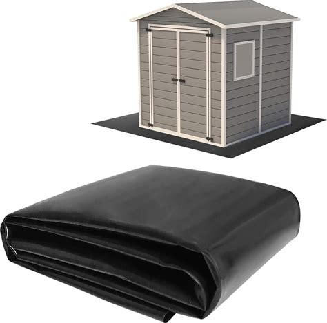 Amazon Hlimior X Ft Outdoor Storage Shed Mat Waterproof