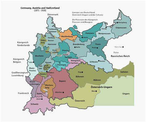 Germany, Austria And Switzerland Between 1871 And - Austria And Germany ...