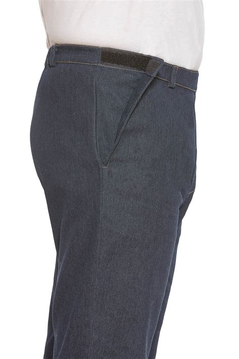 Side Opening Adaptive Jeans Willy Blue