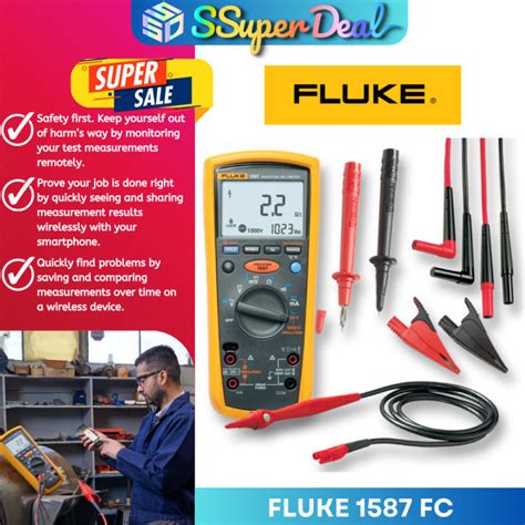 Fluke 1587 FC Insulation Multimeter Lazada