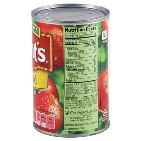 Hunts Stewed Tomatoes 145 Oz Tomatoes And Paste Meijer Grocery