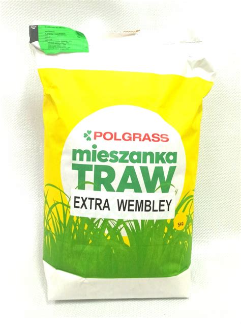 TRAWA EXTRA WEMBLEY GAZONOWA TRAWNIK NASIONA TRAWY TRAW POLGRASS WOREK