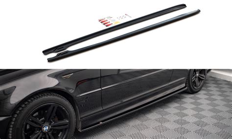 Maxton Design Side Skirts Diffusers V2 Bmw Series 3 E46 M Pack Coupe