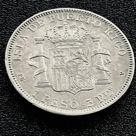 España Alfonso XIII 1886 1931 1 Peso 1895 Puerto Rico Catawiki