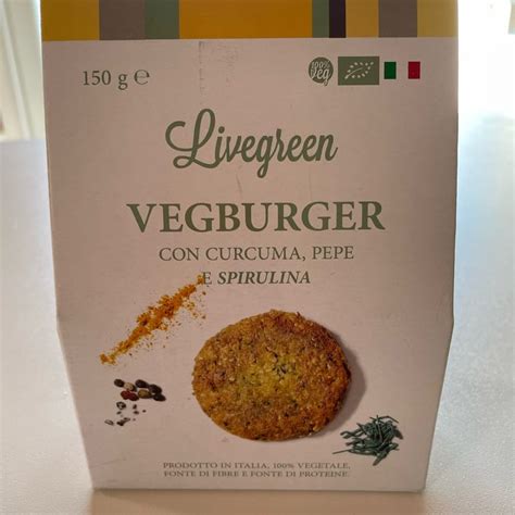 Live Green Vegburger Curcuma Pepe E Spirulina Reviews Abillion