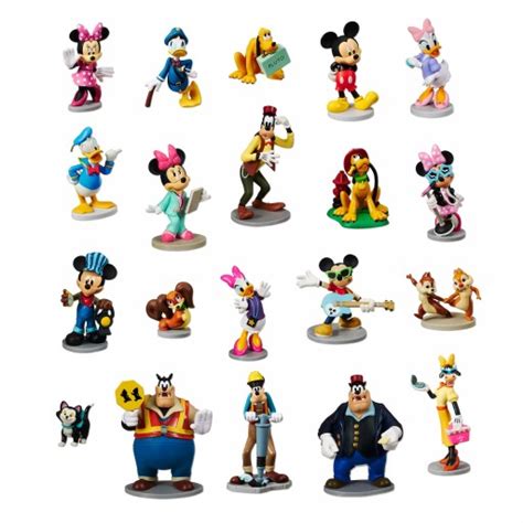 ZESTAW 20 Figurek Disney A Myszka Miki Minnie Pluto Pit Goofy Donald