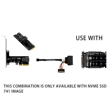 2X M 2 SSD To U 2 Adapter 2In1 M 2 NVMe And SATA Bus NGFF SSD To PCI E