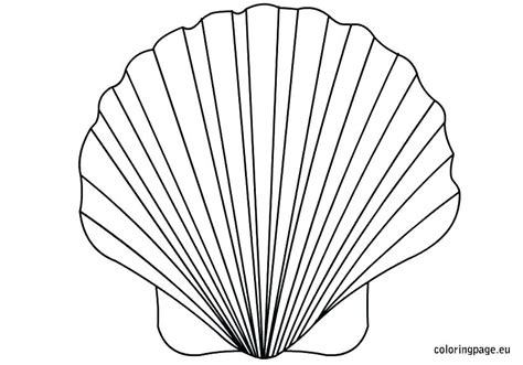 Clam Coloring Page At Free Printable Colorings Pages