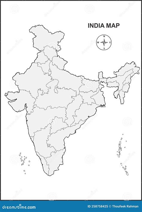 A4 Size Political Map Of India Deals Online Do