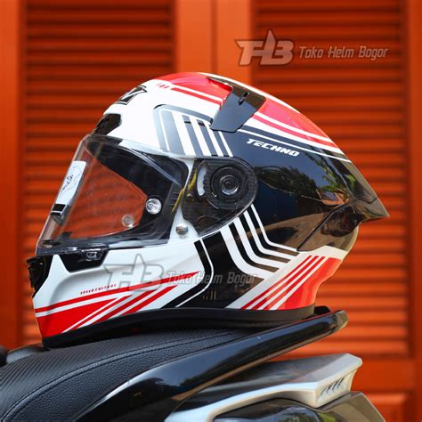 Jual RSV FFS21 Motif TECHNO Single Visor Shopee Indonesia