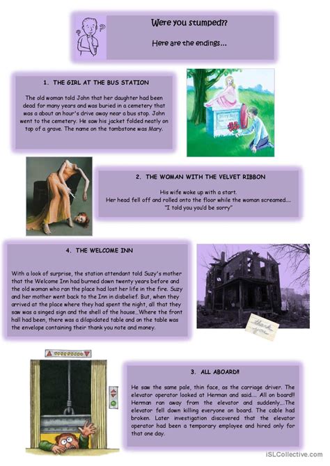 HALLOWEEN GHOST STORIES: English ESL worksheets pdf & doc