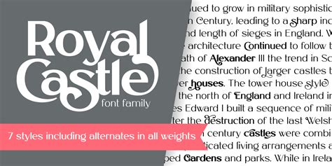 Royal Castle font | free download for WEB