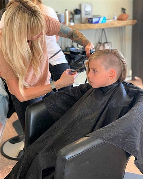 Carey Hart Shows Off Daughter Willow Sages Shaved Head