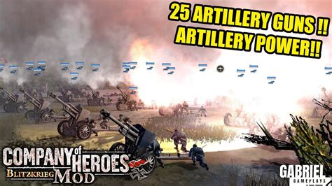 The Most Epic Use Of Artillery Company Of Heroes Blitzkrieg Mod