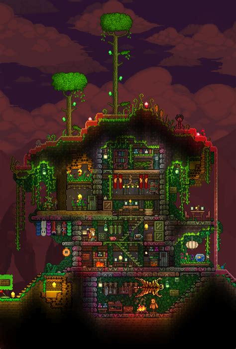 House In The Jungle My Favorite Build Yet Terraria