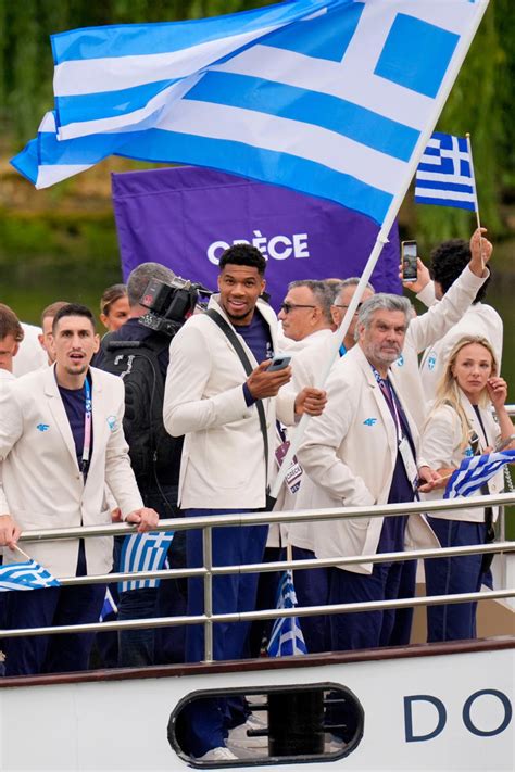 Giannis Antetokounmpo Has The Greatest Honor As Greeces Flag Bearer During 2024 Paris