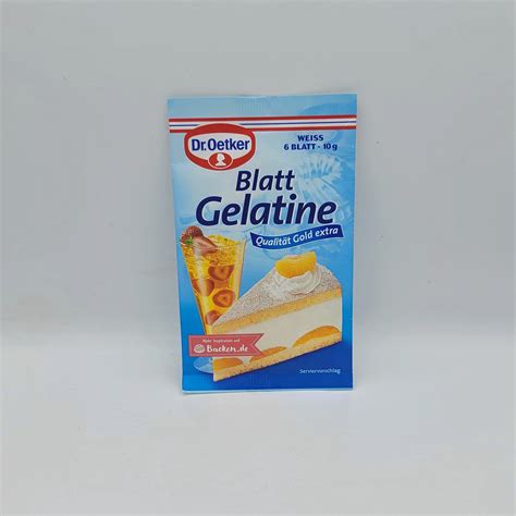 Dr Oetker Blatt Gelatine 10g Gary S European Sausages