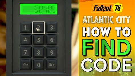 Fallout 76 Find The Code To The Keypad Regent Of The Dead Quest