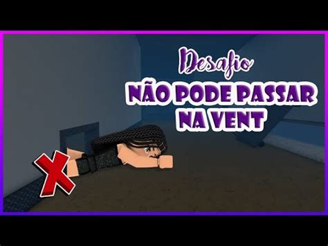 Desafio Proibido Passar Na Vent Flee The Facility Roblox Youtube