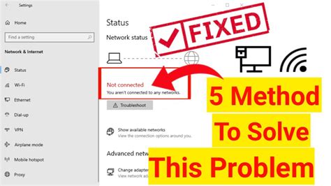 Fix No Connections Are Available In Windows 10 Top 5 Methods