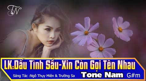 Lk D U T Nh S U Xin C N G I T N Nhau Tone Nam Karaoke Tavanhac