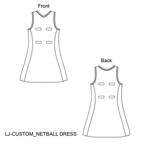 Custom Sublimated Knitted Netball Dress Lj Sports