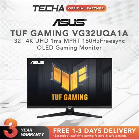 Fast Ship Asus Tuf Gaming Vg Uqa A K Uhd Ms Mprt Hz