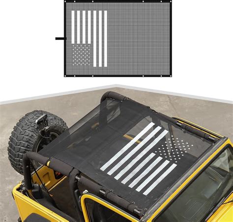 Amazon Sunshade Compatible With Jeep Wrangler Tj Mesh