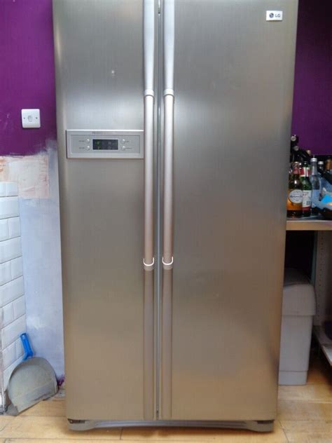 Lg Silver American Style 2 Door Fridge Freezer In Ryton Tyne And Wear Gumtree