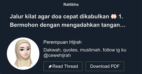 Jalur Kilat Agar Doa Cepat Dikabulkan Thread From Perempuan Hijrah