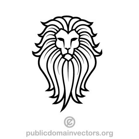 Lion vector graphics | Public domain vectors