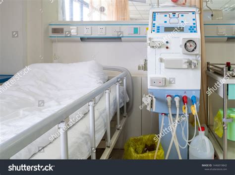 Hemodialysis Machines Tubing Installations Health Care Stock Photo