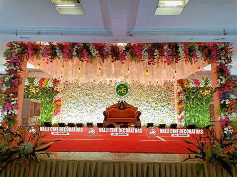 Valli Cine Decorators Marriage Decoration Reception Decoration