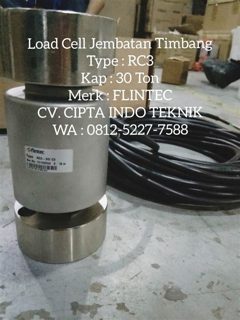 Jual Timbangan Flintec Loadcell Rc3 30 Ton Load Cell High Capacity Compression Flintec Di