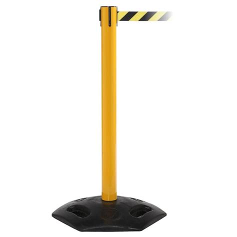 Weathermaster Retractable Safety Barrier Yellow Post Barriers