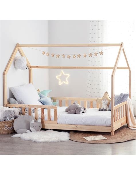 Lit Cabane Enfant Bosco X Cm Avec Matelas Atmosphera