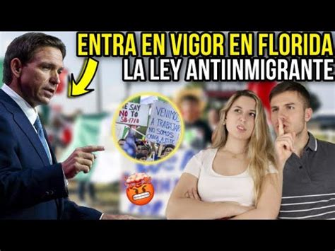 ENTRA EN VIGOR LA LEY ANTIMIGRANTE MAS R4CISTA DE LA HISTORIA DE USA