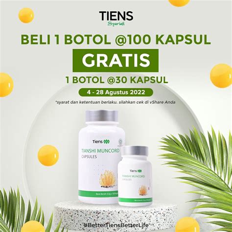 Jual Muncord Tiens Capsule Cordyceps Daya Tahan Tubuuh Original Bpom