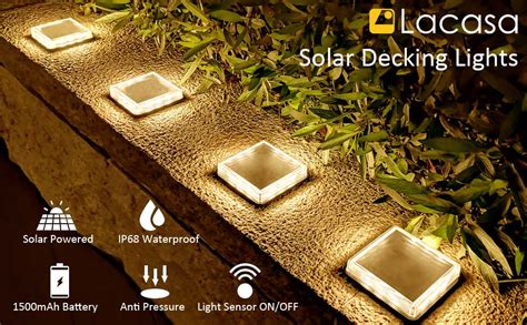 Lacasa Solar Bodenleuchten Aussen Solarleuchte Garten Lm Led