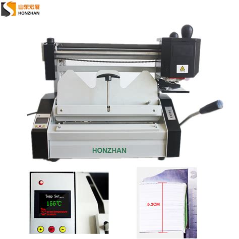 Honzhan Hz A Max A Hot Melt Glue Binding Machine Mm For Book Glue Pefect Binding