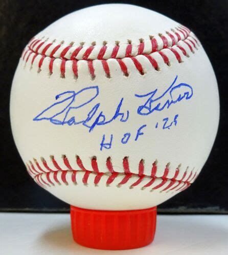 Ralph Kiner Hof Autographed Ss Official Omlb Steiner Authentication Ebay