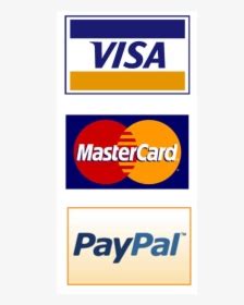 Paypal - Visa Mastercard Paypal Logo Png, Transparent Png - kindpng