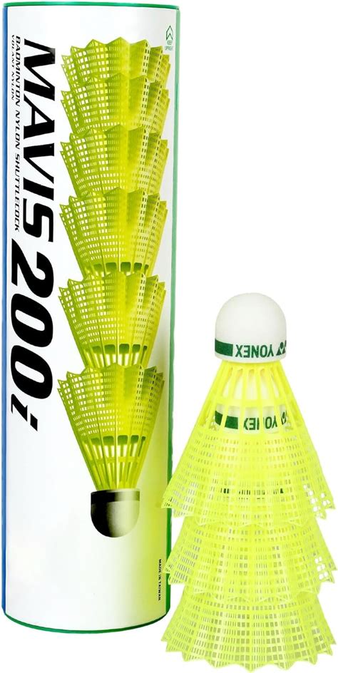 Yonex Mavis I Nylon Badminton Shuttlecocks Yellow Medium Speed