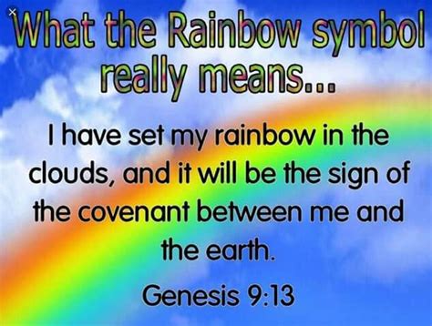 Genesis 913 The Rainbow Rainbow Meaning Rainbow Quote Gods Promise