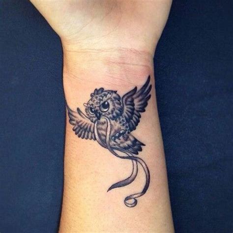 Brilliant Owl Wrist Tattoos Wrist Tattoo Designs