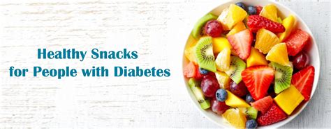 Healthy snacks for people with Diabetes